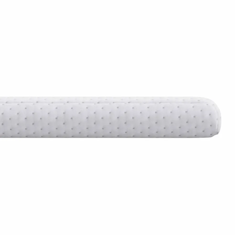 vidaXL matrastopper Wit 80 x 200 cm Jacquard Stof