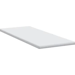 vidaXL matrastopper Wit 80 x 200 cm Jacquard Stof