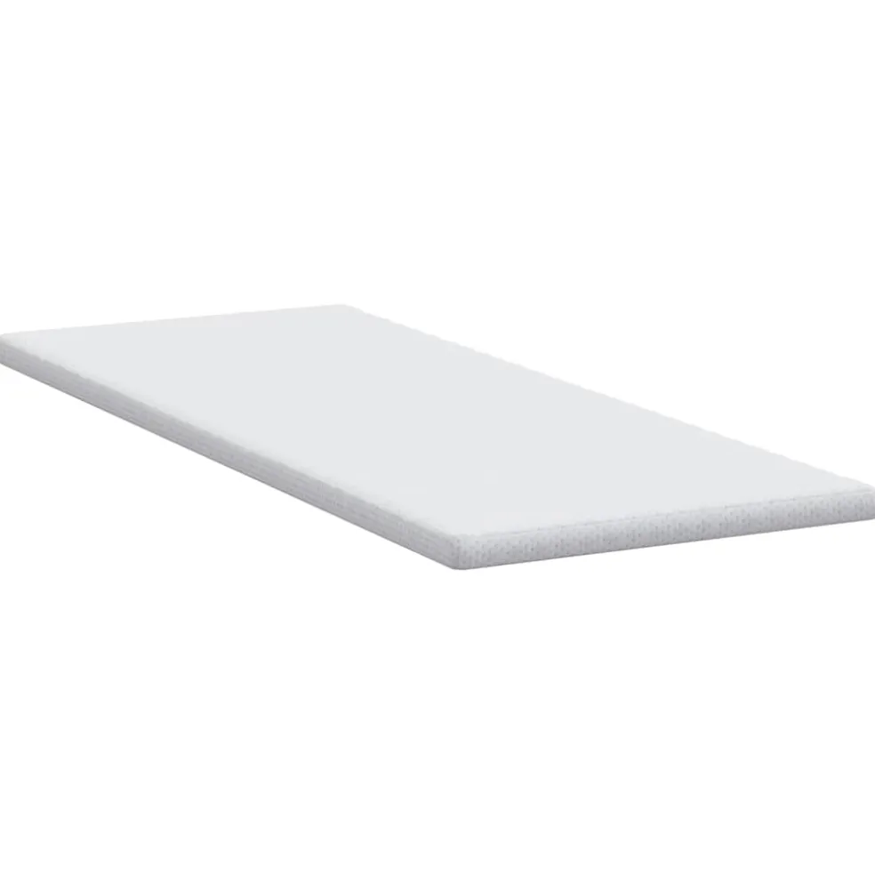 vidaXL matrastopper Wit 80 x 200 cm Jacquard Stof