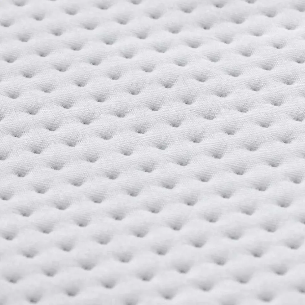 vidaXL matrastopper Wit 80 x 200 cm Jacquard Stof