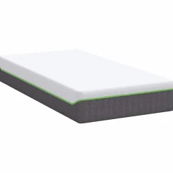 vidaXL Matras Wit en Grijs 80 x 160 cm Jacquard stof