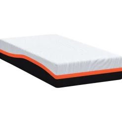 vidaXL Matras Wit en Grijs 80 x 160 cm Jacquard stof