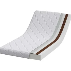 vidaXL Matras Wit 60 x 120 cm Jacquard stof