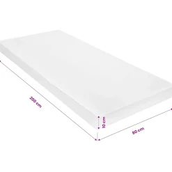 vidaXL Matras 7 Zone 10 cm PU-schuim H2 H3 80x200 cm