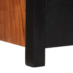 vidaXL Mediakast met lade Bruin 110 x 30 x 40 cm Massief Acaciahout