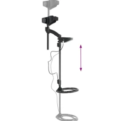 vidaXL Metaaldetector auto-tune 18 cm zoekdiepte met pinpoint