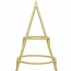 vidaXL Metalen kerstboom met standaard Goud 90 cm Poedergecoat staal