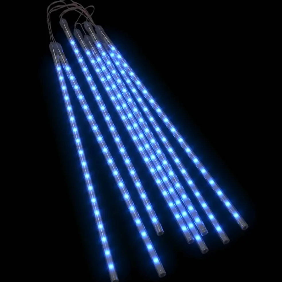 vidaXL Meteoorlichten 8 st 192 LED's binnen/buiten 30 cm warmwit
