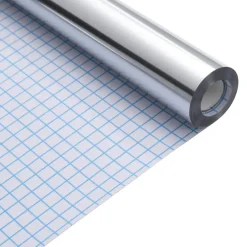 vidaXL Meubelfolie zelfklevend 90x500 cm PET zilverkleurig