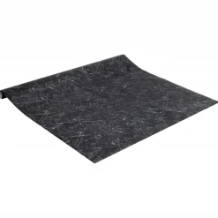 vidaXL Meubelfolie zelfklevend 90x500 cm PVC marmerzwart