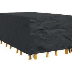 vidaXL Meubelhoes Effen Zwart 143 x 225 x 90 cm 600D