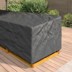 vidaXL Meubelhoes 355 x 275 x 80 cm 210D Oxford Stof L-vorm Waterdicht