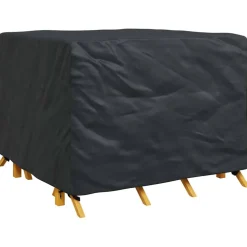 vidaXL Meubelhoes Zwart 125 x 125 x 74 cm 210D Oxford Stof