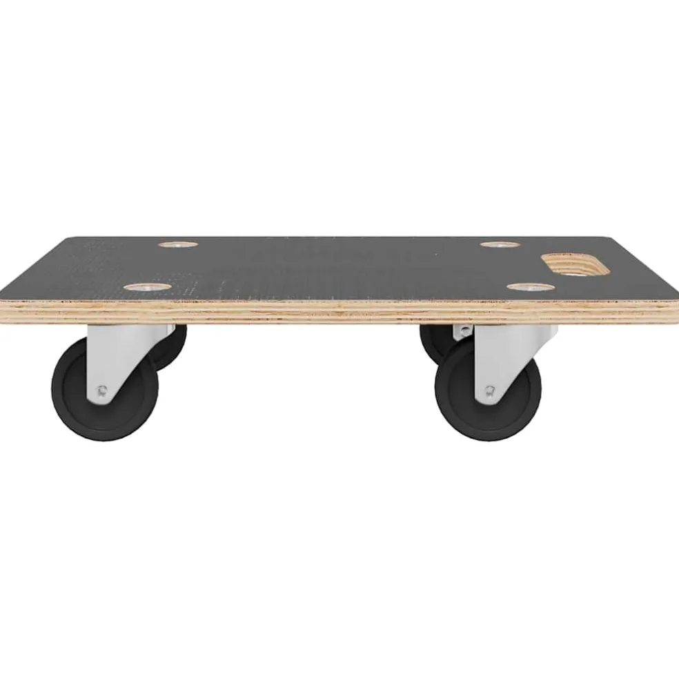vidaXL Meubelhondjes 2 st rechthoekig 250 kg 50x35x11,5 cm