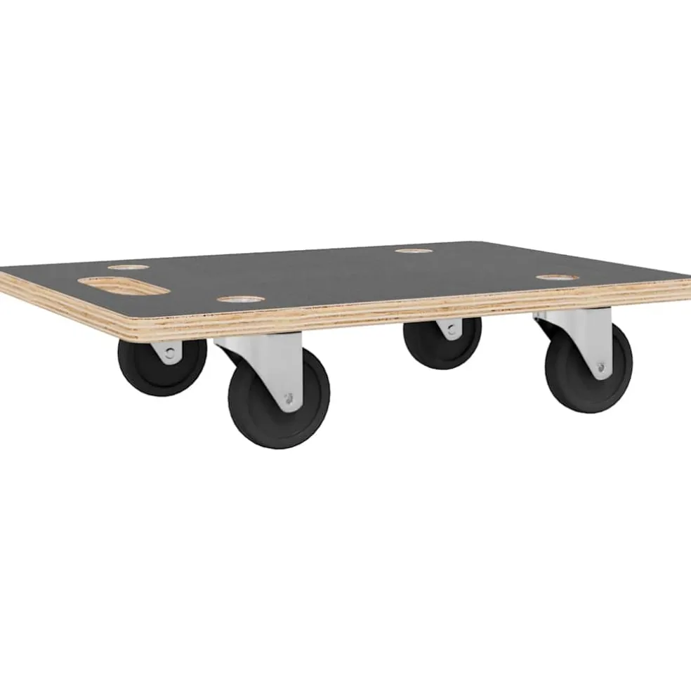vidaXL Meubelhondjes 2 st rechthoekig 250 kg 50x35x11,5 cm