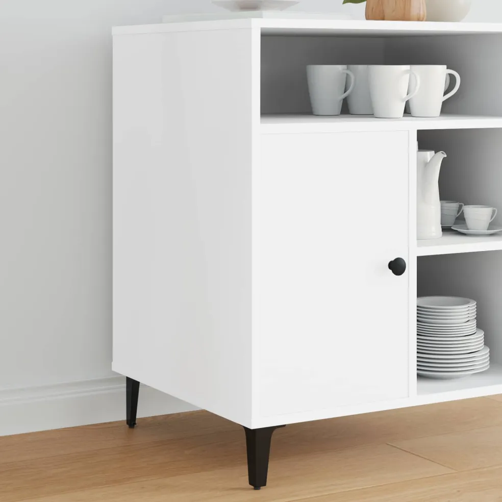 vidaXL Meubelpoten 2 st Zwart 54,1 x 54,1 x 100 mm IJzer