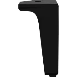vidaXL Meubelpoten 2 st Zwart 54,1 x 54,1 x 100 mm IJzer