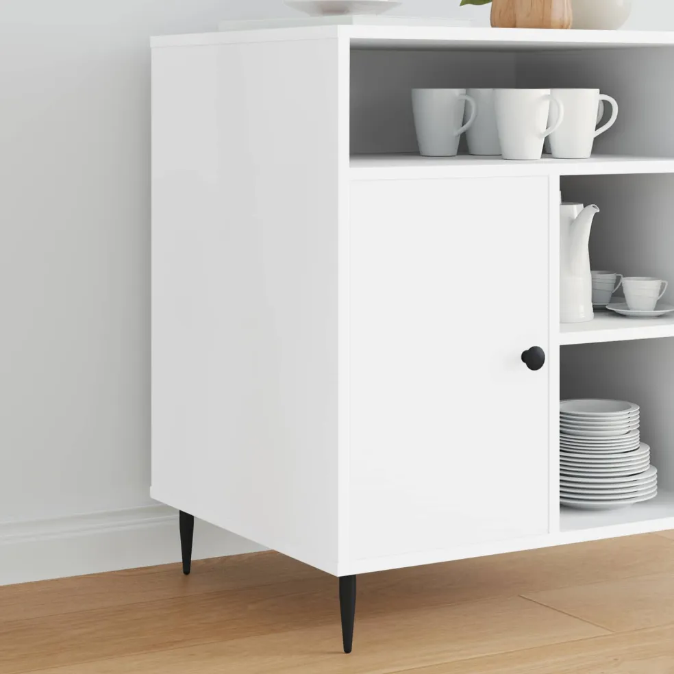 vidaXL Meubelpoten 2 st Zwart Ø 40 x 98 mm IJzer