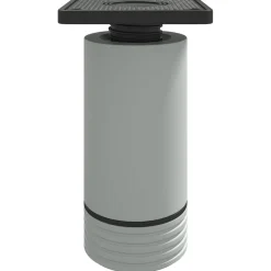 vidaXL Meubelpoten Verstelbaar 2 st Wit 64 x 64 x 100 mm PP