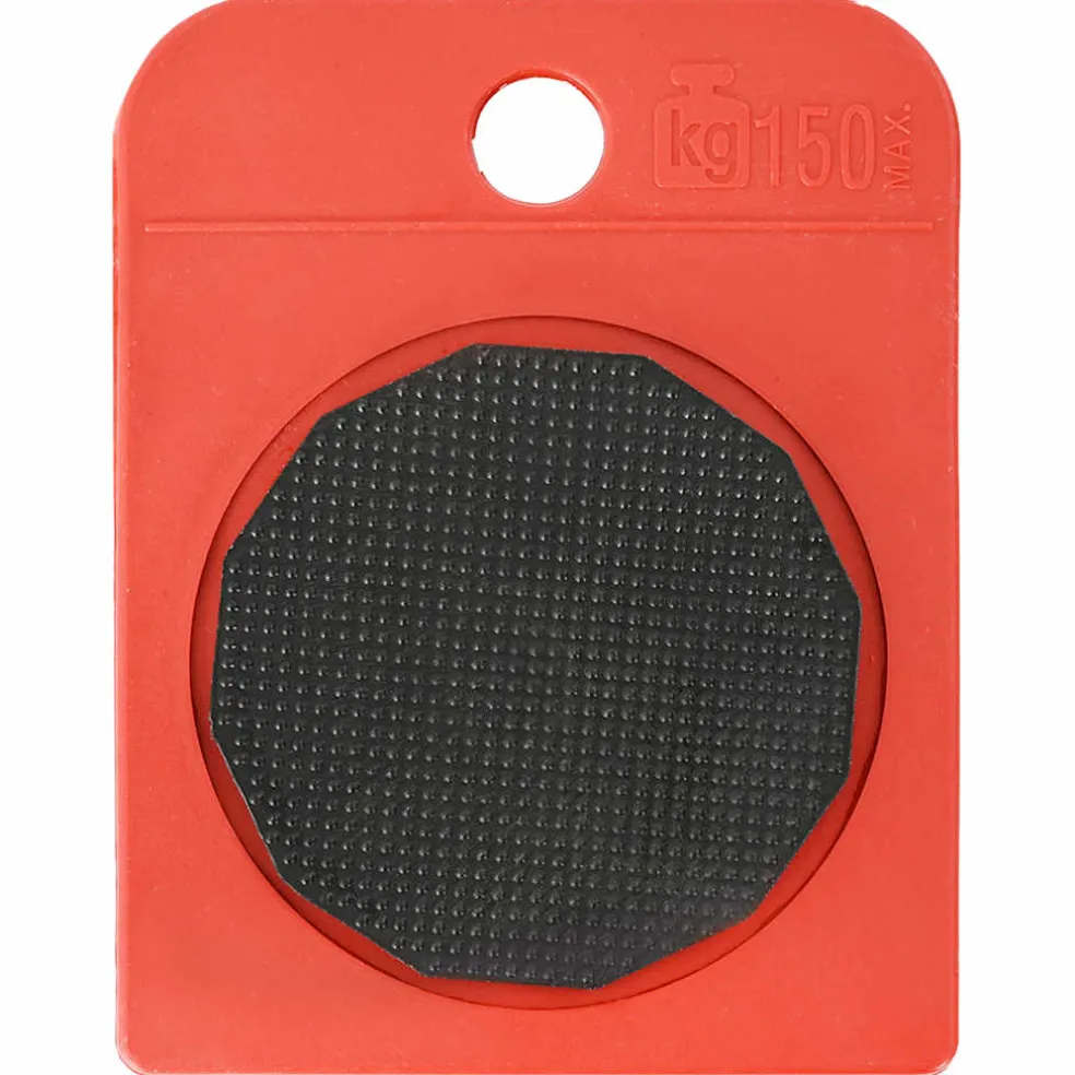 vidaXL Meubelrollers 8 stuks met lifters 9,8x7,5x3 cm 150 kg rood