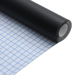 vidaXL Meubelsticker Zelfklevend Mat Zwart 90x500 cm PVC
