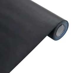 vidaXL Meubelsticker Zelfklevend Mat Zwart 90x500 cm PVC