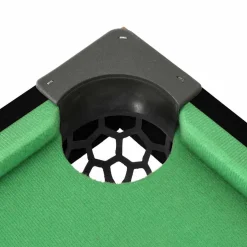 vidaXL Minipooltafel 3 Feet 92x52x19 cm zwart en groen