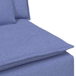 vidaXL Modulaire bank middenmodule met kussens 100 cm spijkerblauw
