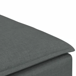 vidaXL Modulaire voetenbank module 100x100x48 cm donkergrijs