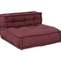 vidaXL Modulair Sofabet Stof Bordeaux 210 x 140 x 56 cm
