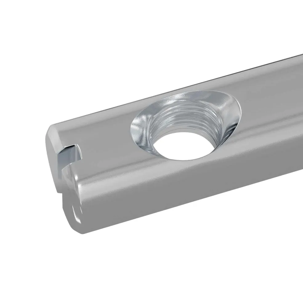 vidaXL Moer 2 st Verzinkt 60 x 12 mm IJzer