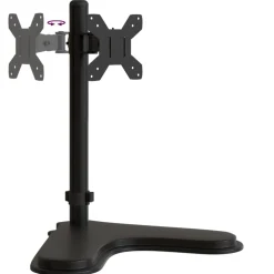 vidaXL Monitorbeugel VESA 75/100 mm zwart staal