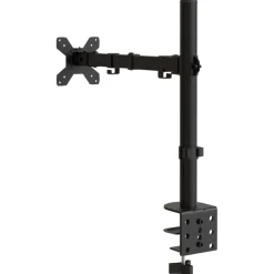 vidaXL Monitorbeugel VESA 75/100 mm zwart staal