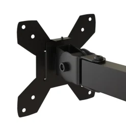 vidaXL Monitorbeugel VESA 75/100 mm zwart staal