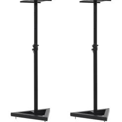 vidaXL Monitorspeakerstandaards 2 st staal zwart