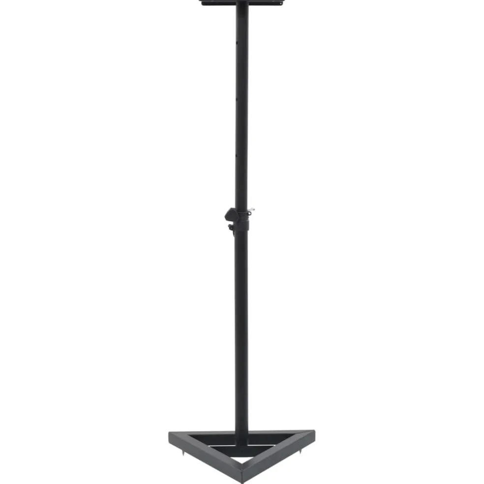vidaXL Monitorspeakerstandaards 2 st staal zwart