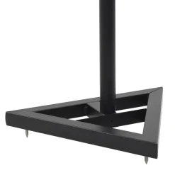 vidaXL Monitorspeakerstandaards 2 st staal zwart