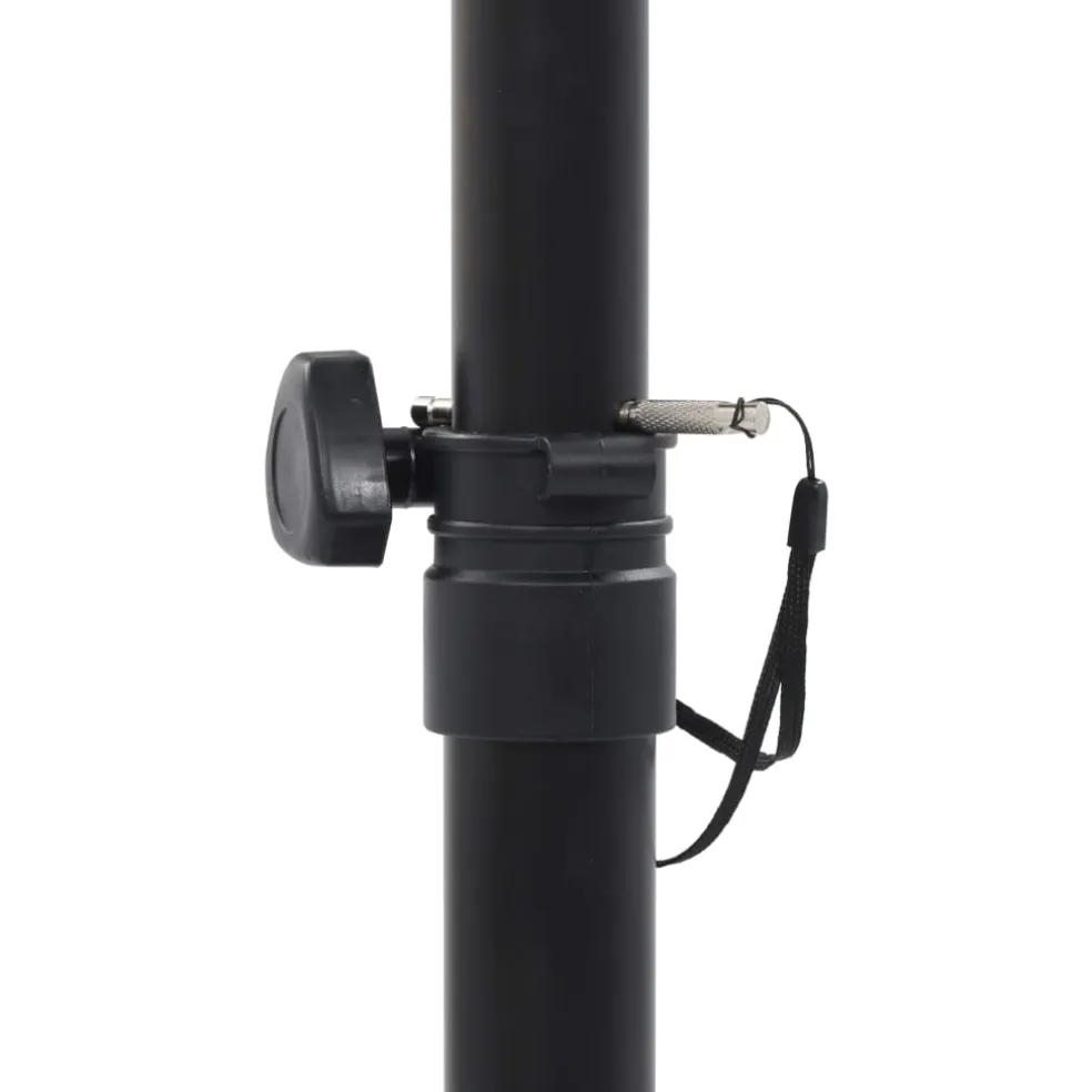 vidaXL Monitorspeakerstandaards 2 st staal zwart