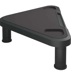 vidaXL Monitorstandaard hoek 49x28x10,5 cm zwart