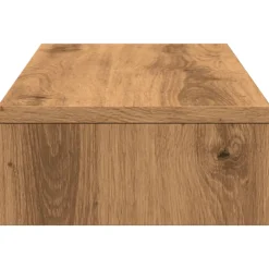 vidaXL Monitorstandaard verstelbaar 60x24x10,5cm hout artisanaal eiken