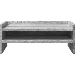 vidaXL Monitorstandaard 100x27x15 cm massief grenenhout wit
