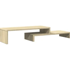 vidaXL Monitorstandaard 50x27x15 cm massief grenenhout