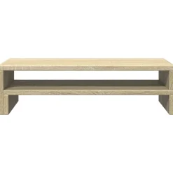vidaXL Monitorstandaard 54x22x15 cm bewerkt hout sonoma eikenkleurig