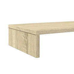 vidaXL Monitorstandaard 100x27x10 cm bewerkt hout sonoma eikenkleurig
