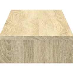 vidaXL Monitorstandaard 100x27x10 cm bewerkt hout sonoma eikenkleurig