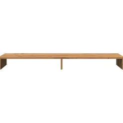 vidaXL Monitorstandaard 50x24x16 cm massief grenenhout wit