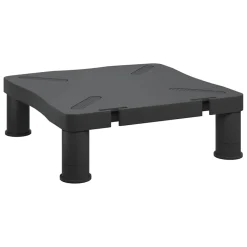 vidaXL Monitorstandaard 33,5x34x10,5 cm zwart