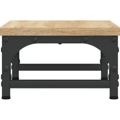 vidaXL Monitorstandaard 37x23x14 cm bewerkt hout sonoma eikenkleurig