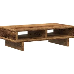 vidaXL Monitorstandaard 40x20x8 cm gehard glas en metaal wit