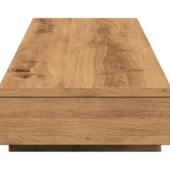 vidaXL Monitorstandaard 100x27x15 cm bewerkt hout artisanaal eiken